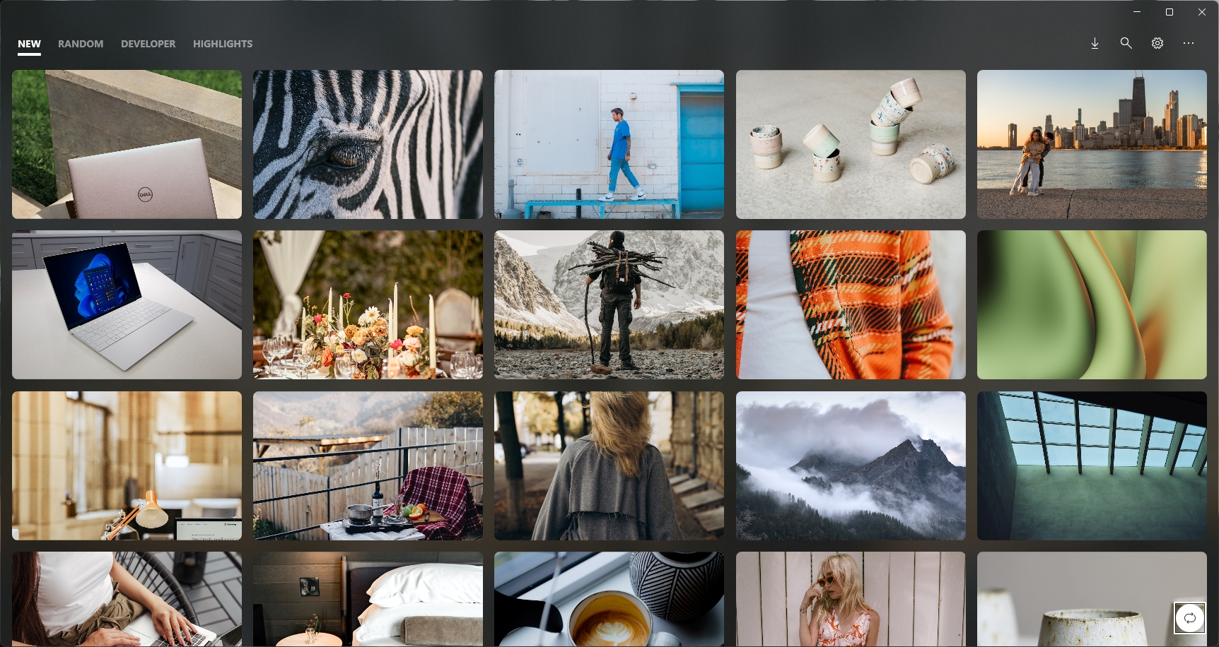 Αυτόματη αλλαγή των WallPapers στα Windows 10 και 11 7 MyerSplash Photos