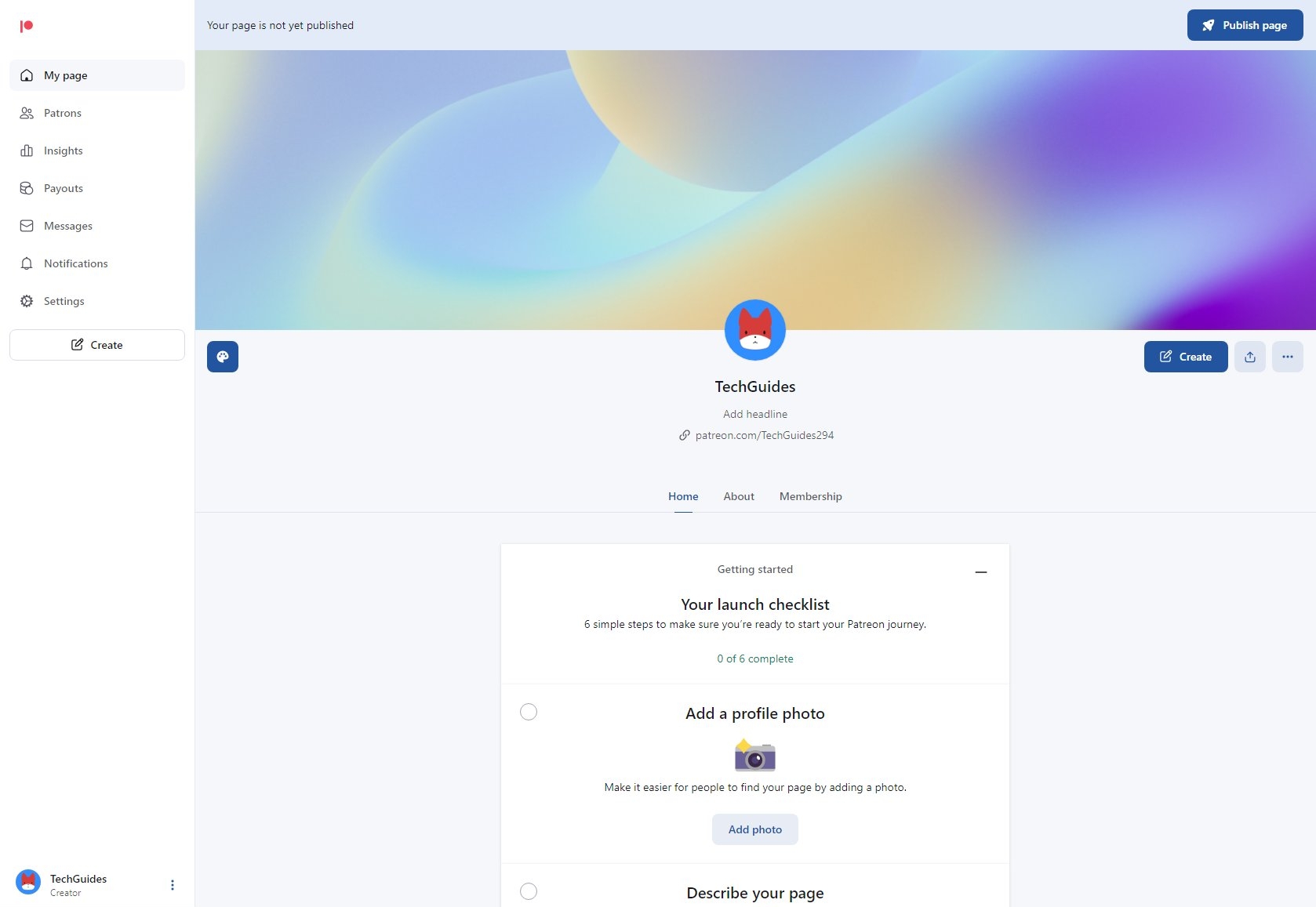 Patreon Review 2026: Πως να βγάζεις λεφτά από memberships 5 Σελίδα στο Patreon