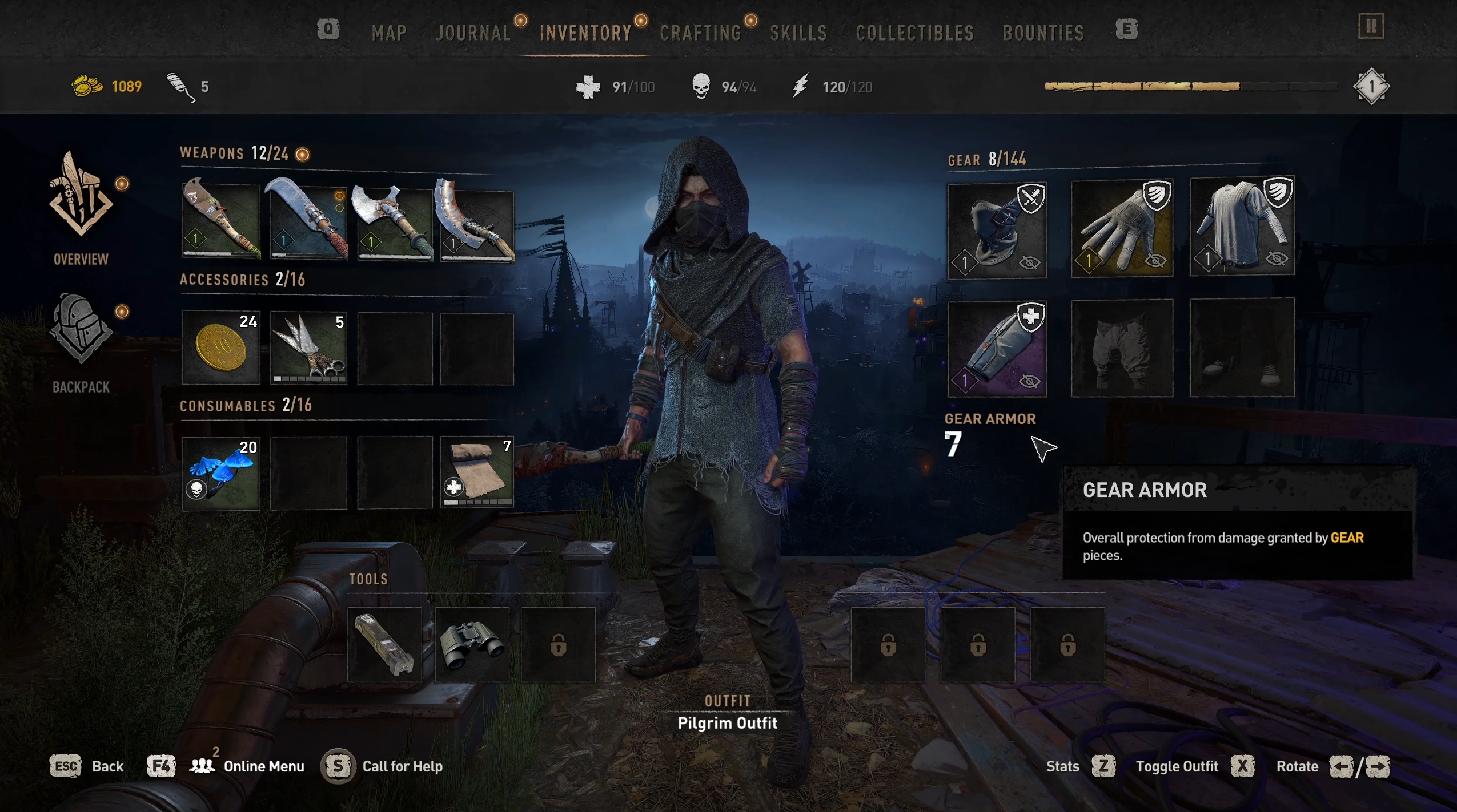 Dying Light 2 Stay Human: Αξίζει να το αγοράσεις το 2026; 4 Dying Ligh 2 Stay Human - Inventory