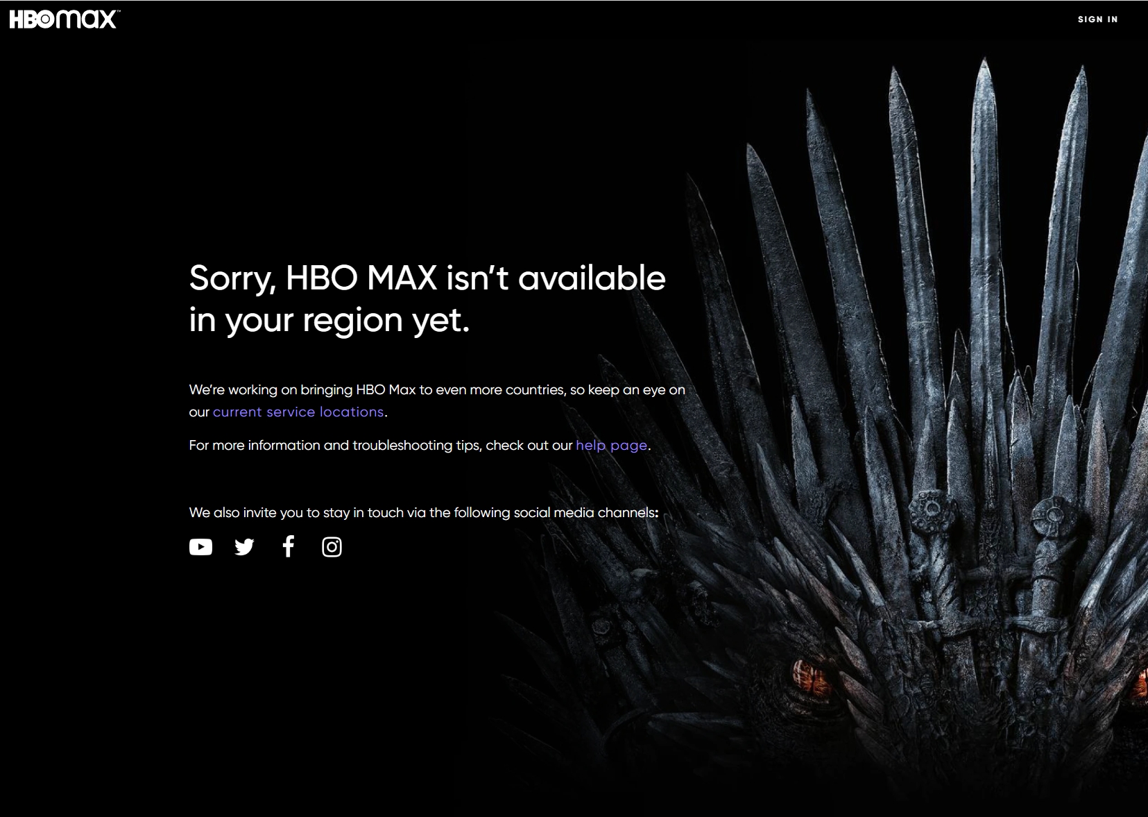HBO Max Greece - Γεωγραφικός Αποκλεισμός