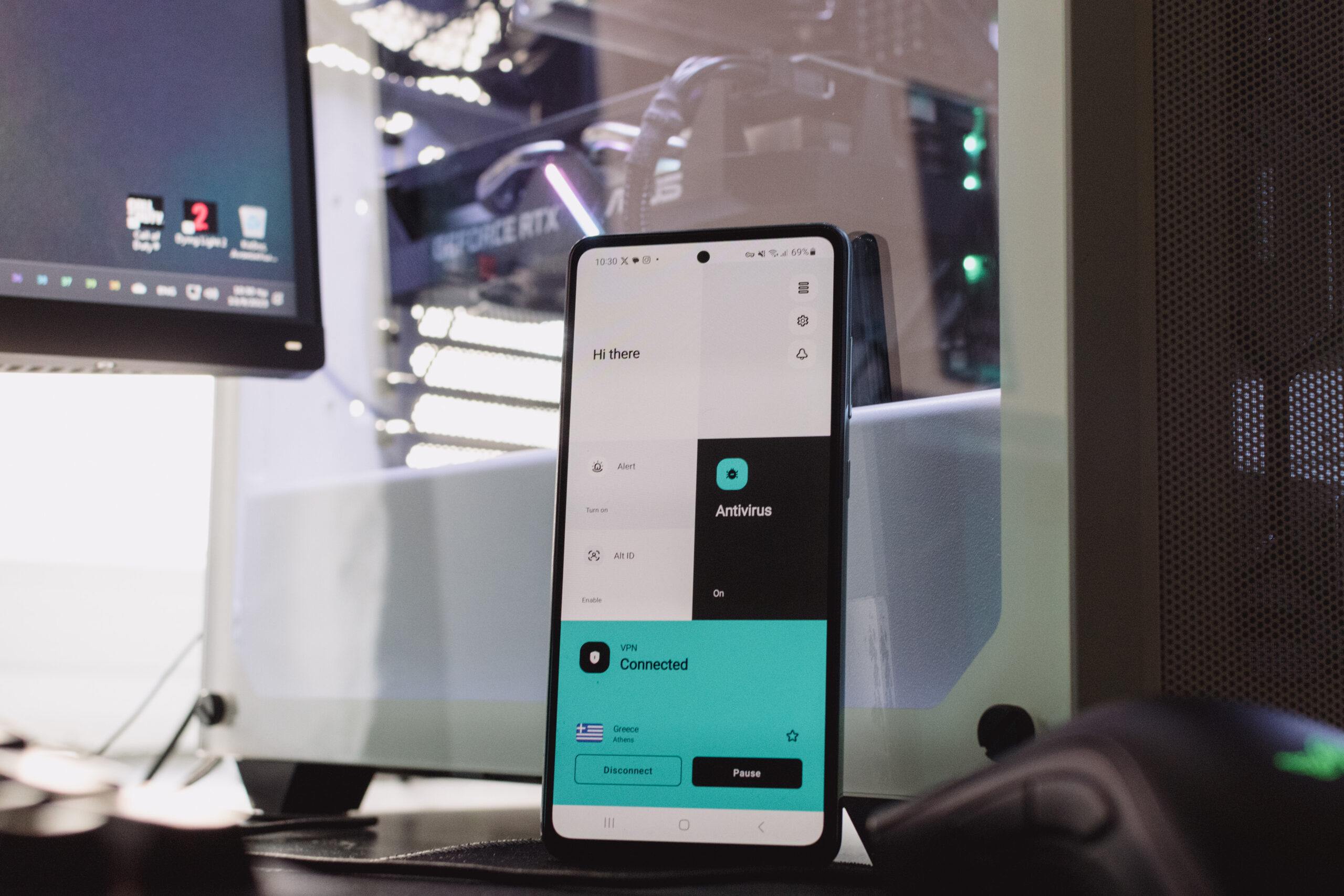 Surfshark VPN στο Samsung Galaxy A52s με Android 12